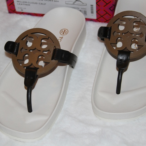Tory Burch Miller Cloud Sandal New in Box with dust bag - Picture 4 of 5